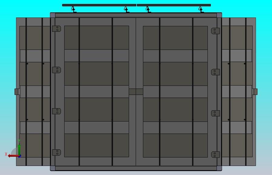 SCIF 太阳能设计40英尺集装箱