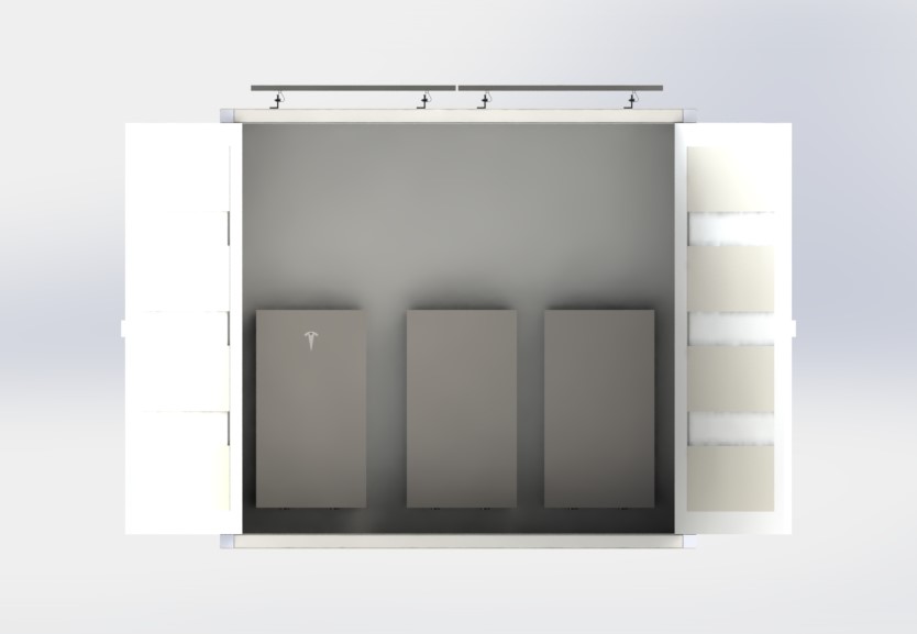 SCIF 太阳能设计40英尺集装箱