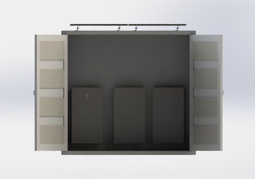 SCIF 太阳能设计40英尺集装箱