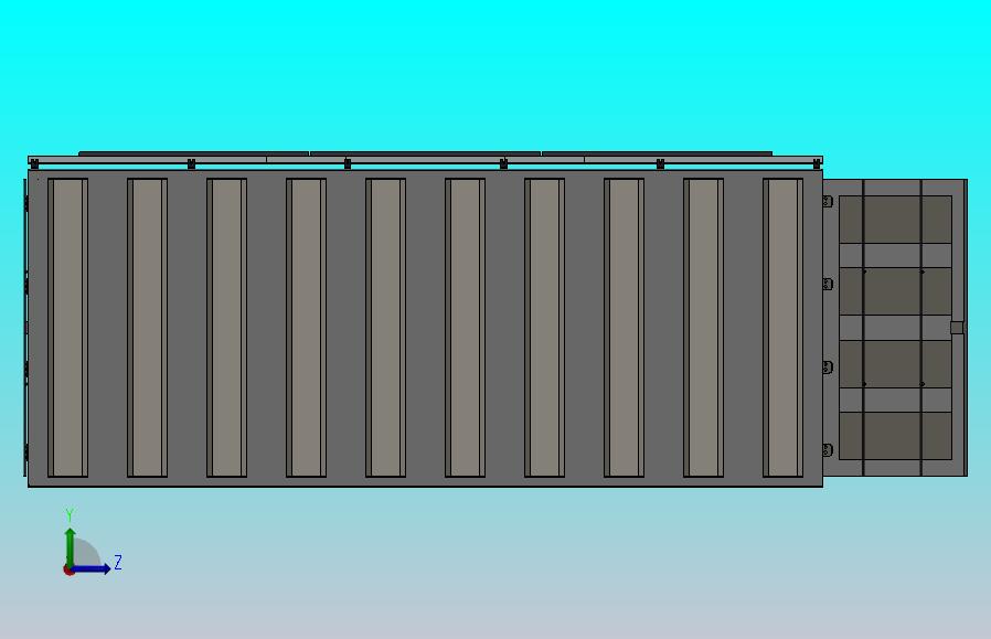 SCIF 太阳能设计20英尺集装箱