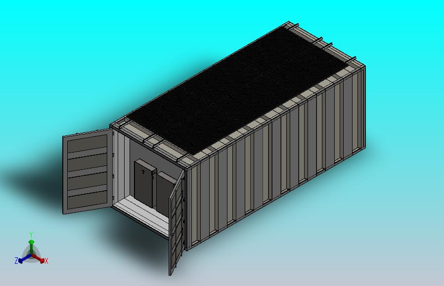 SCIF 太阳能设计20英尺集装箱