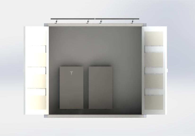 SCIF 太阳能设计20英尺集装箱