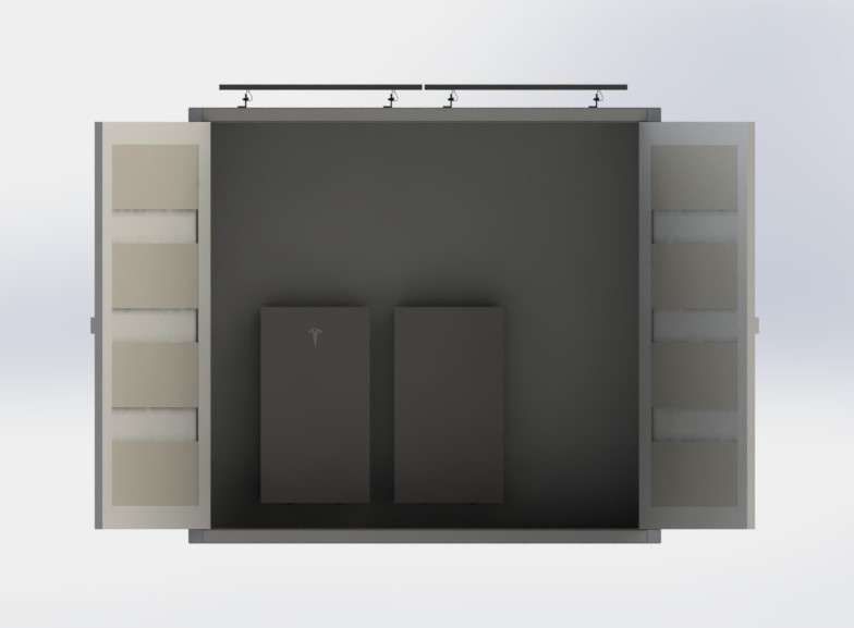 SCIF 太阳能设计20英尺集装箱