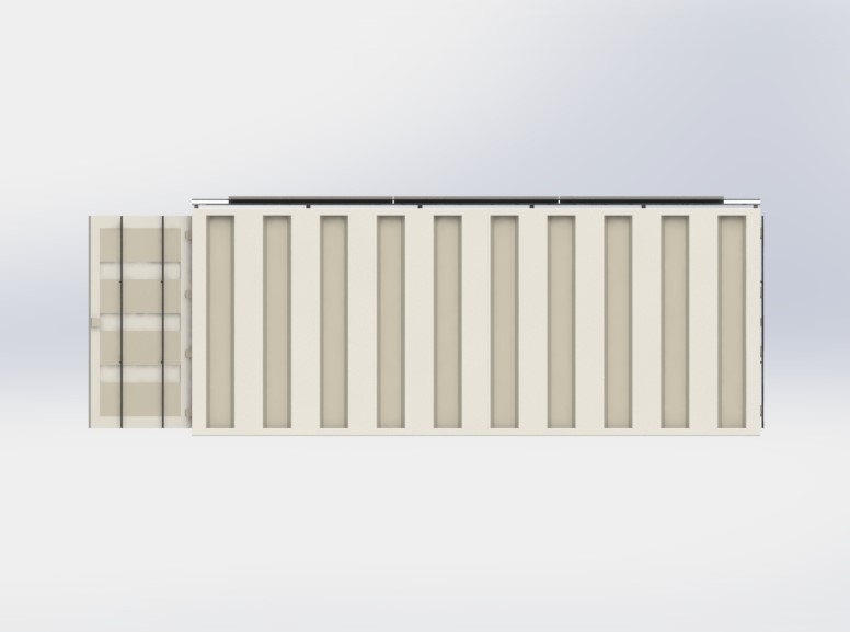 SCIF 太阳能设计20英尺集装箱