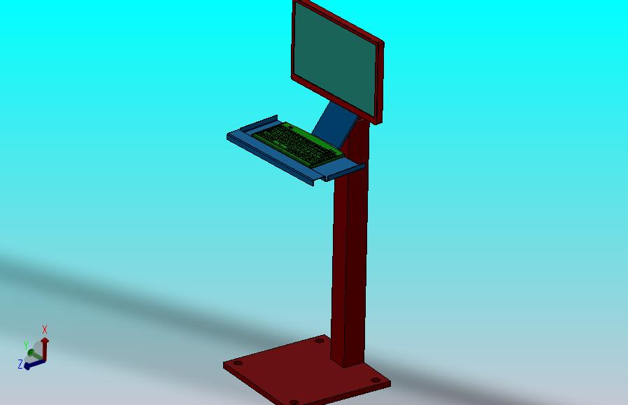 工业显示器操作支架