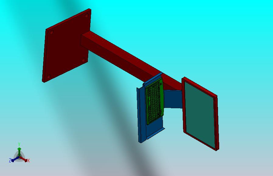 工业显示器操作支架