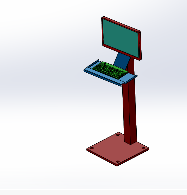 工业显示器操作支架
