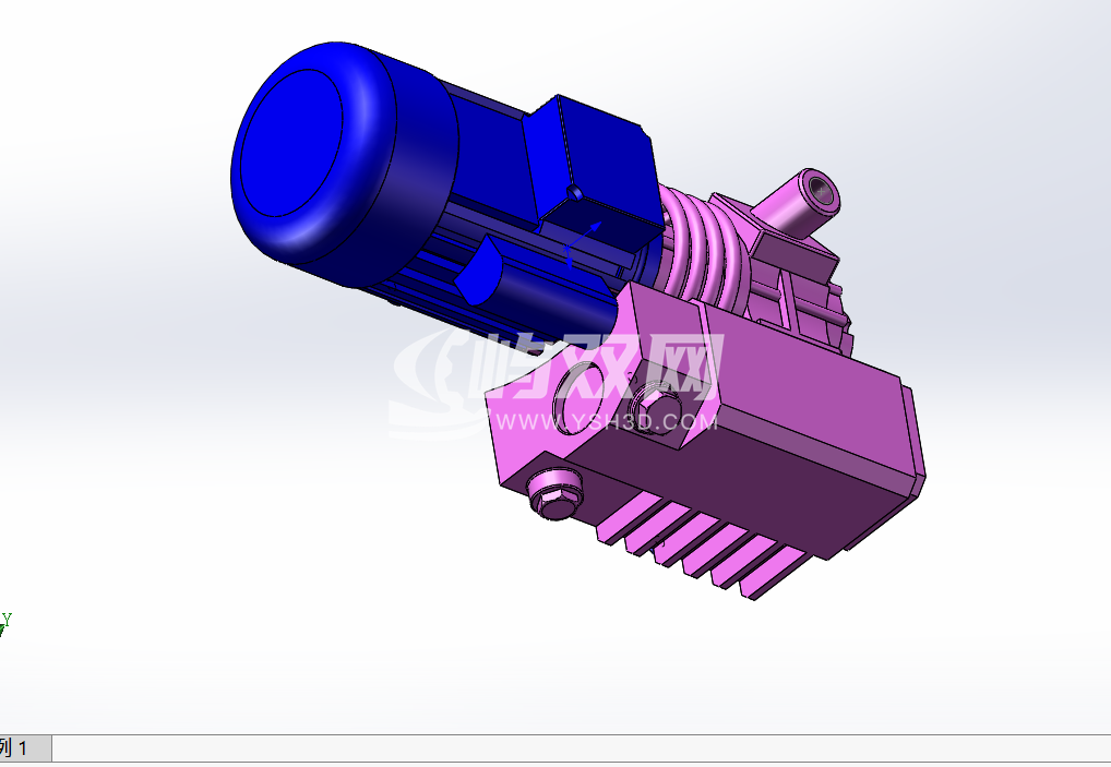 真空泵三维模型