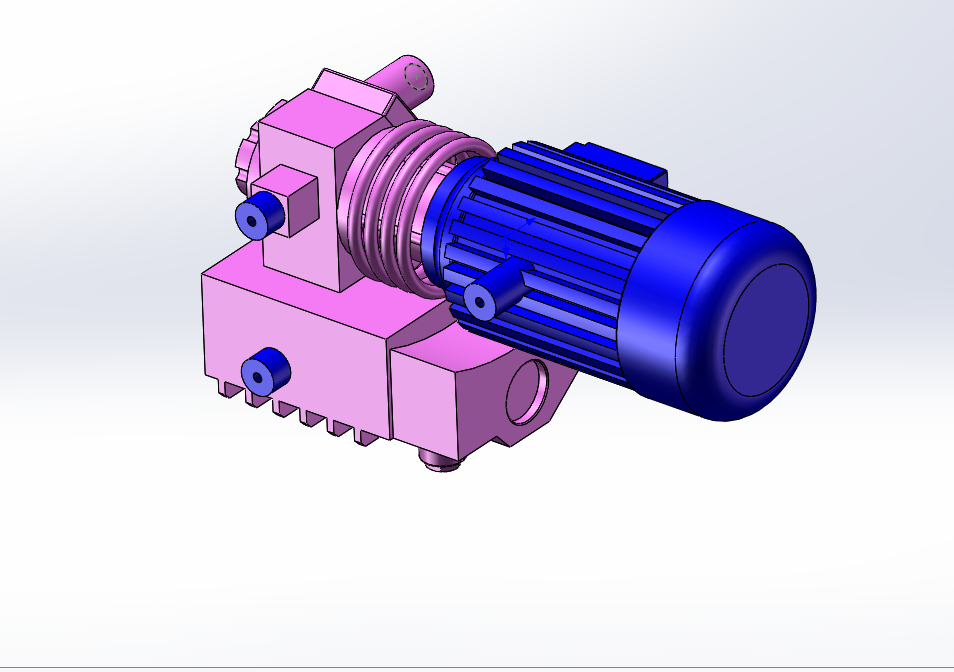 真空泵三维模型