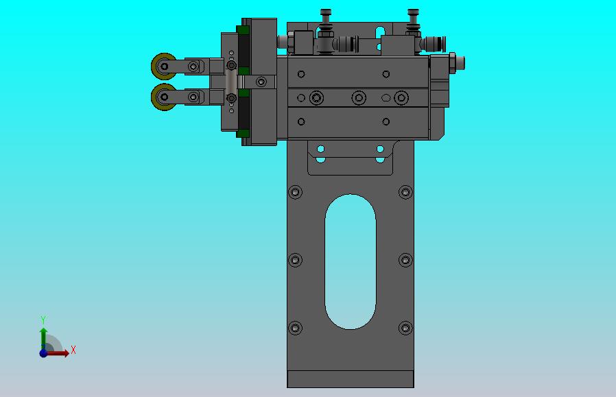 拉伸弹簧的胶带压平机构