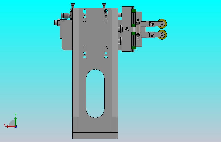 拉伸弹簧的胶带压平机构