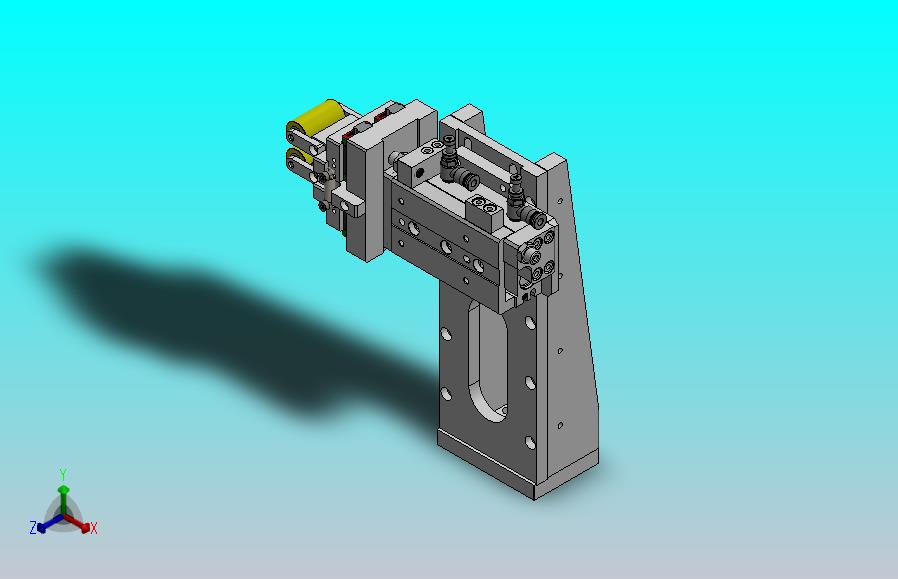 拉伸弹簧的胶带压平机构