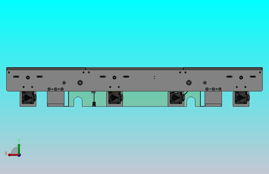 可调节宽度的双列皮带输送组件