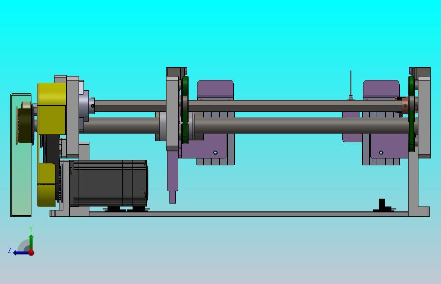 可调节宽度的双列皮带输送组件