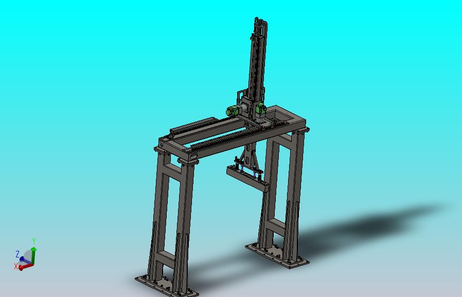 齿轮齿条的桁架机械手组件