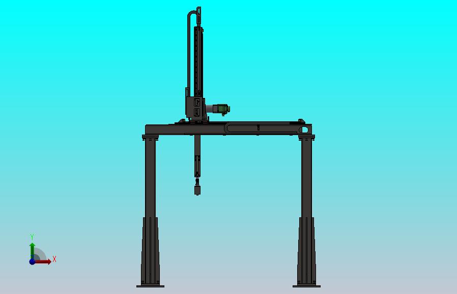 齿轮齿条的桁架机械手组件