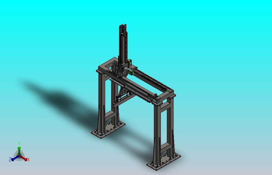 齿轮齿条的桁架机械手组件