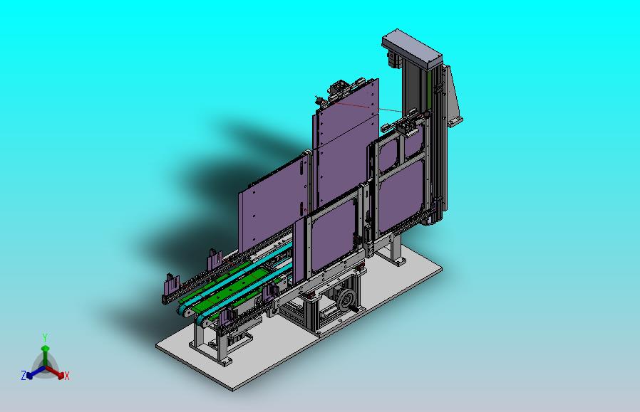 双列皮带输送组件