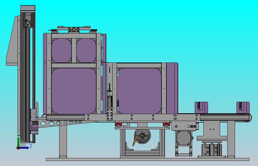 双列皮带输送组件
