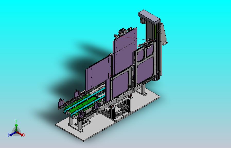 双列皮带输送组件