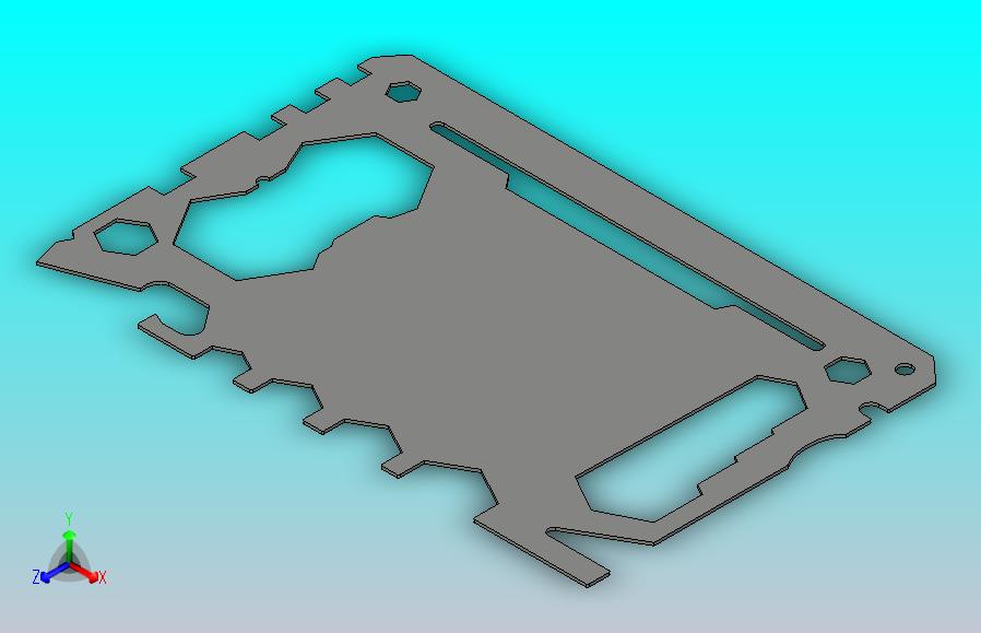 紧凑型信用卡多功能卡