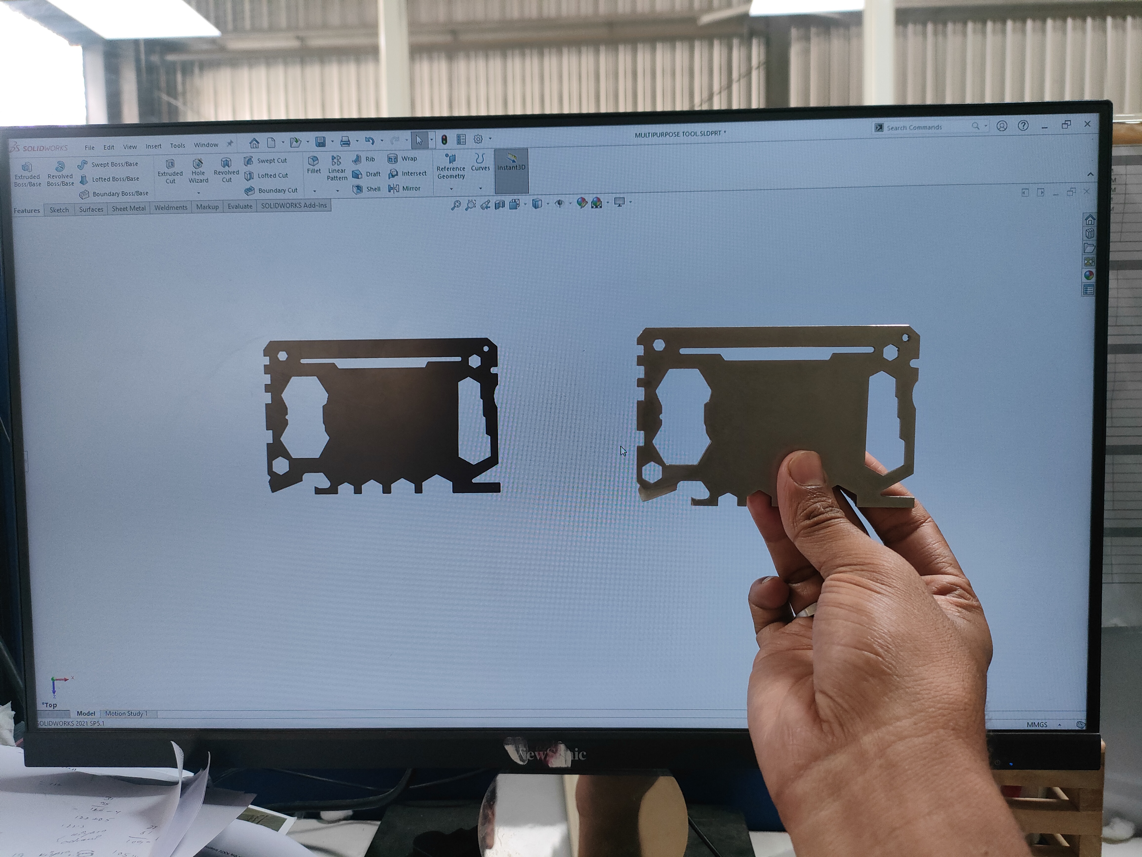 紧凑型信用卡多功能卡