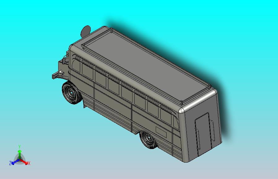 大肚巴士（39 bitePu）雪佛兰C-15（SolidWorks虚拟模型）