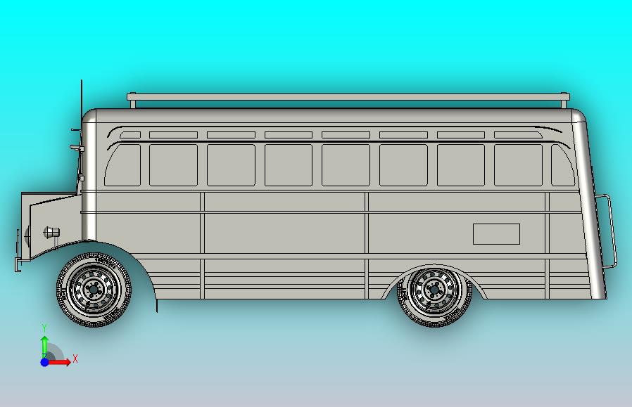 大肚巴士（39 bitePu）雪佛兰C-15（SolidWorks虚拟模型）