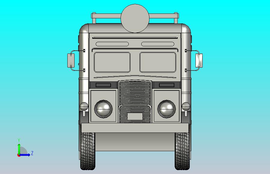 大肚巴士（39 bitePu）雪佛兰C-15（SolidWorks虚拟模型）