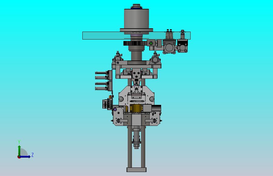 前后工位切换转台机构