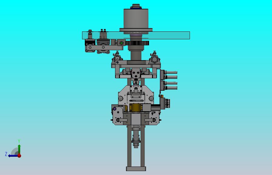 前后工位切换转台机构
