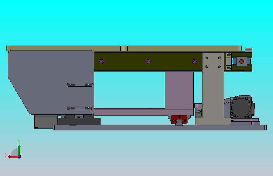 可调宽度的双列皮带输送机