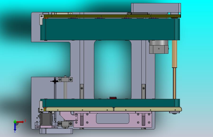 可调宽度的双列皮带输送机