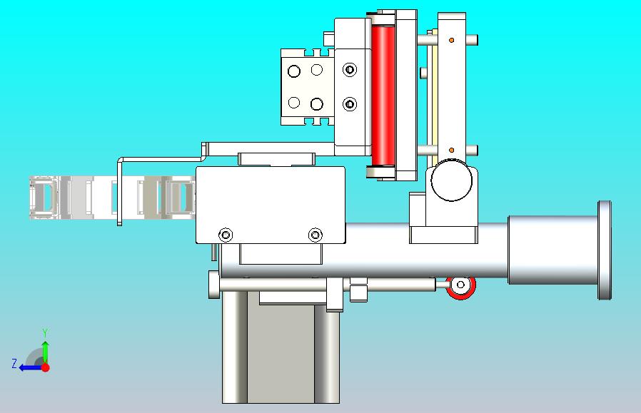 多面贴标刷标机构