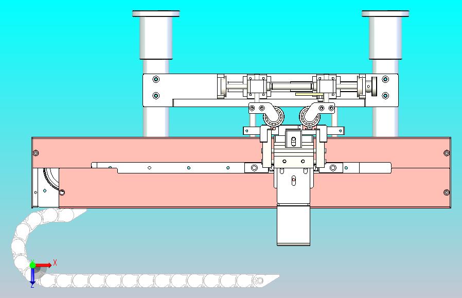 多面贴标刷标机构
