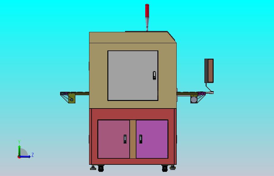 多工位对接皮带送尺寸检测机