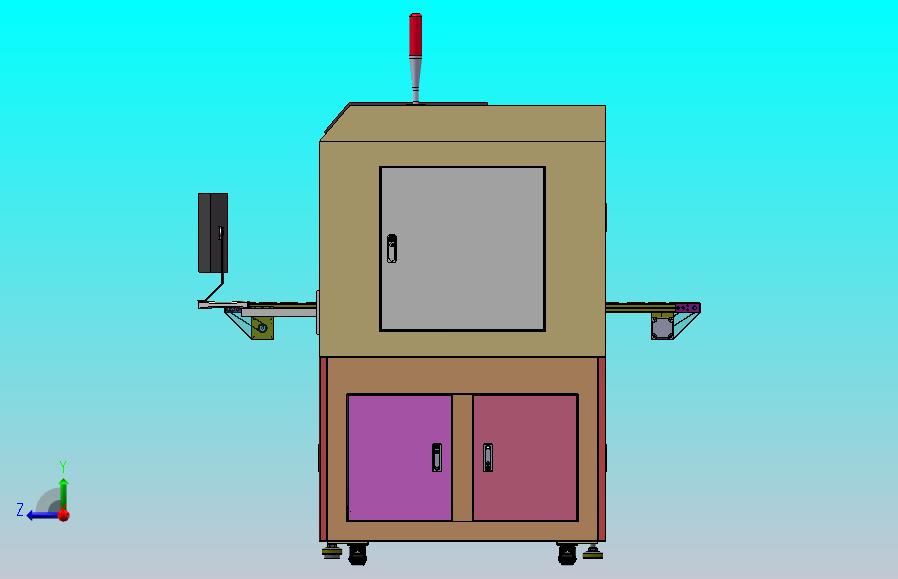多工位对接皮带送尺寸检测机