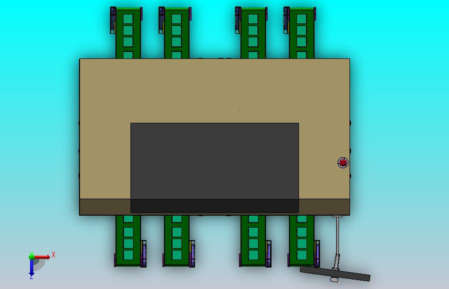 多工位对接皮带送尺寸检测机