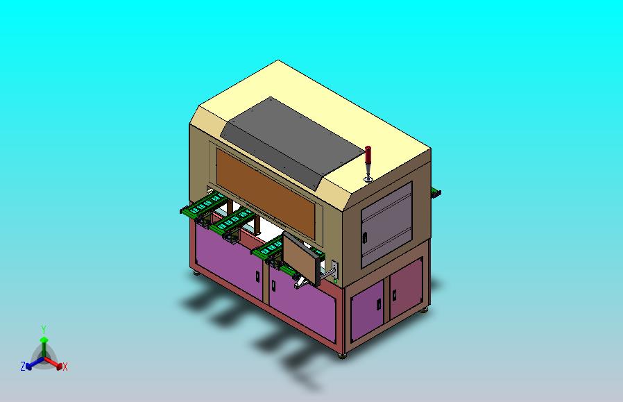 多工位对接皮带送尺寸检测机
