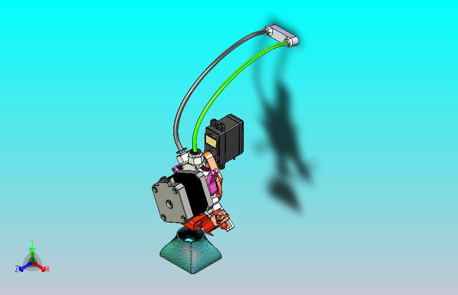 可切换式3D打印机机头