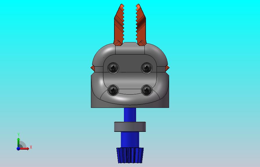 蜗轮杆夹持装置