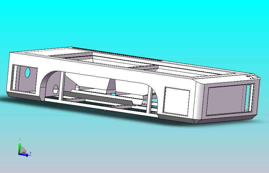 1325激光雕刻机外部钣金造型