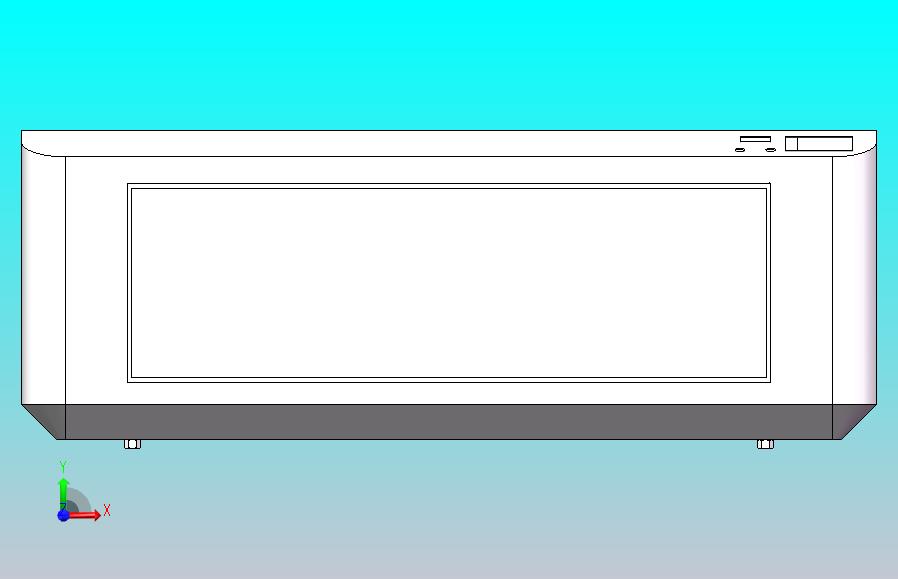1325激光雕刻机外部钣金造型