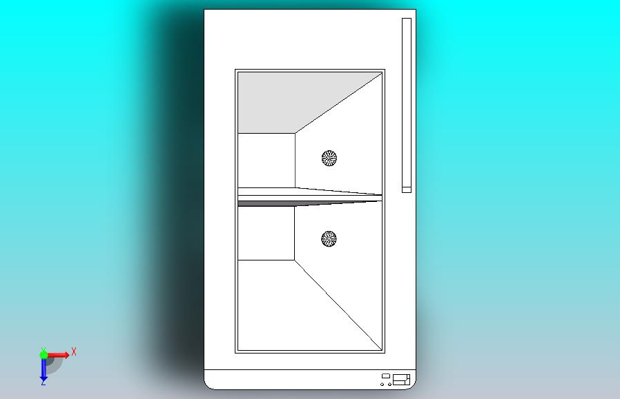 1325激光雕刻机外部钣金造型