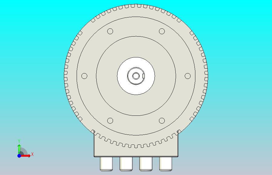 10KW无刷电机模型