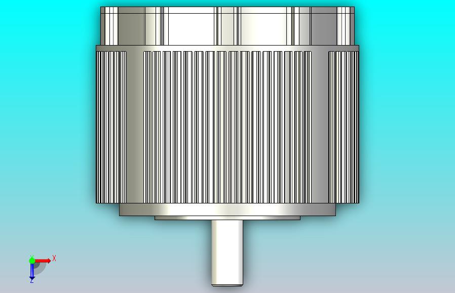 10KW无刷电机模型