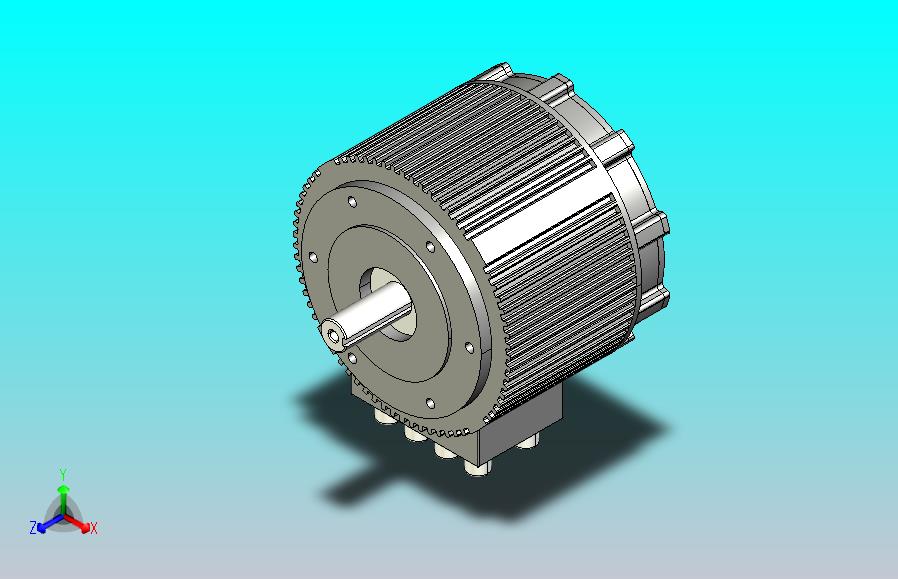 10KW无刷电机模型