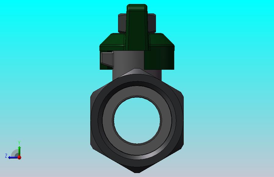 带松套螺母的手动球阀