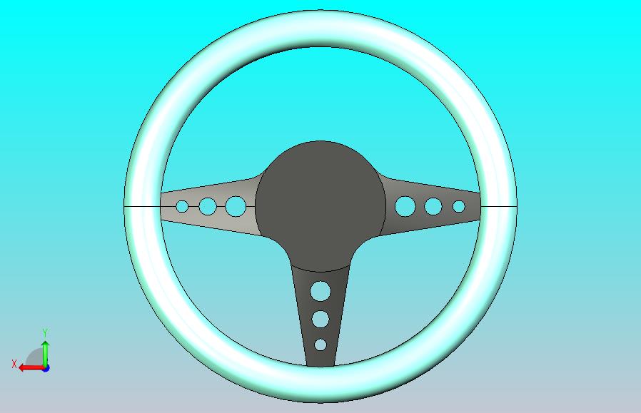 方向盘模型