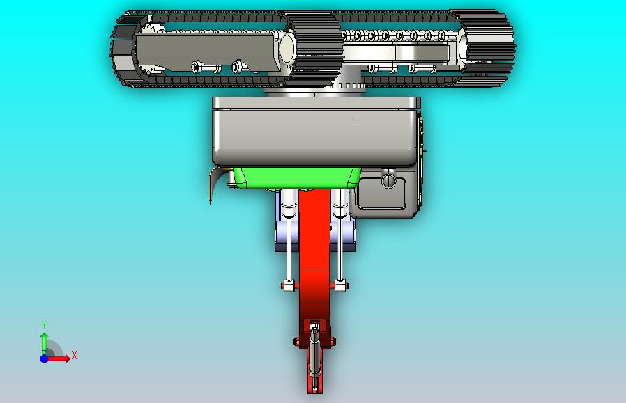 履带挖掘机模型